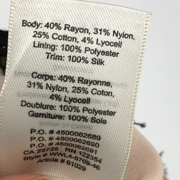 ARITZIA Wilfred hemon lace crochet mini dress black and nude  XS - Picture 8 of 10